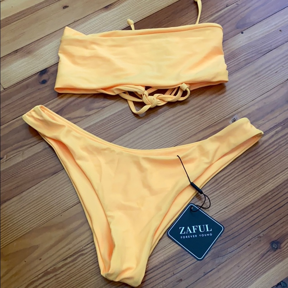 NWT yellow bikini